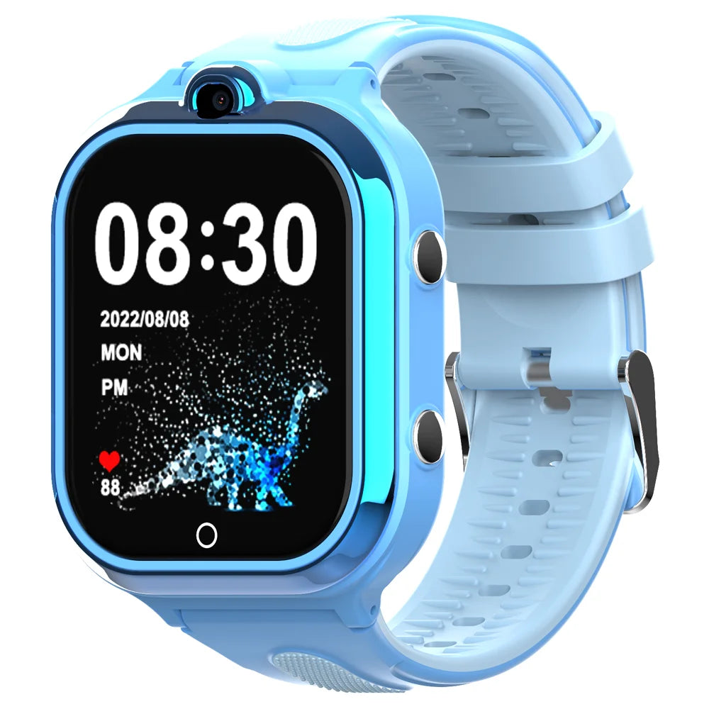 Kids GPS Smart Watch DF97 Touch Screen IP67 Waterproof 1+8G 4G Voice Chat SOS Calling GEO Fence Smartwatch for Boys Girls