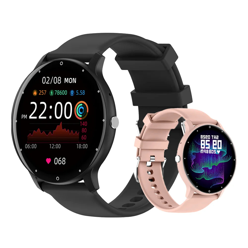 Sanvnet ZL02C Pro Hot Selling Android Smartwatch IP67 Waterproof Round Bracelet Heart Rate Sleep Sports Monitor Smart Watches