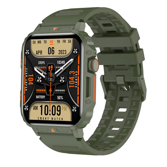 L81 Outdoor Sports Waterproof Smartwatch Big Battery Fitness Tracker BT Dial Call Sport Smartwatch Men for IOS Android