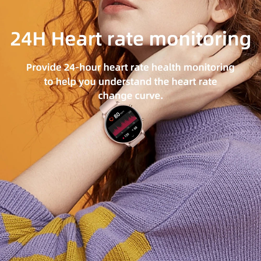 SENBONO G28 Round Smart Watch Men  1.39'' 360*360 HD Big Screen Answer Call Watch Blood Pressure Monitor Women Smartwatch Sports