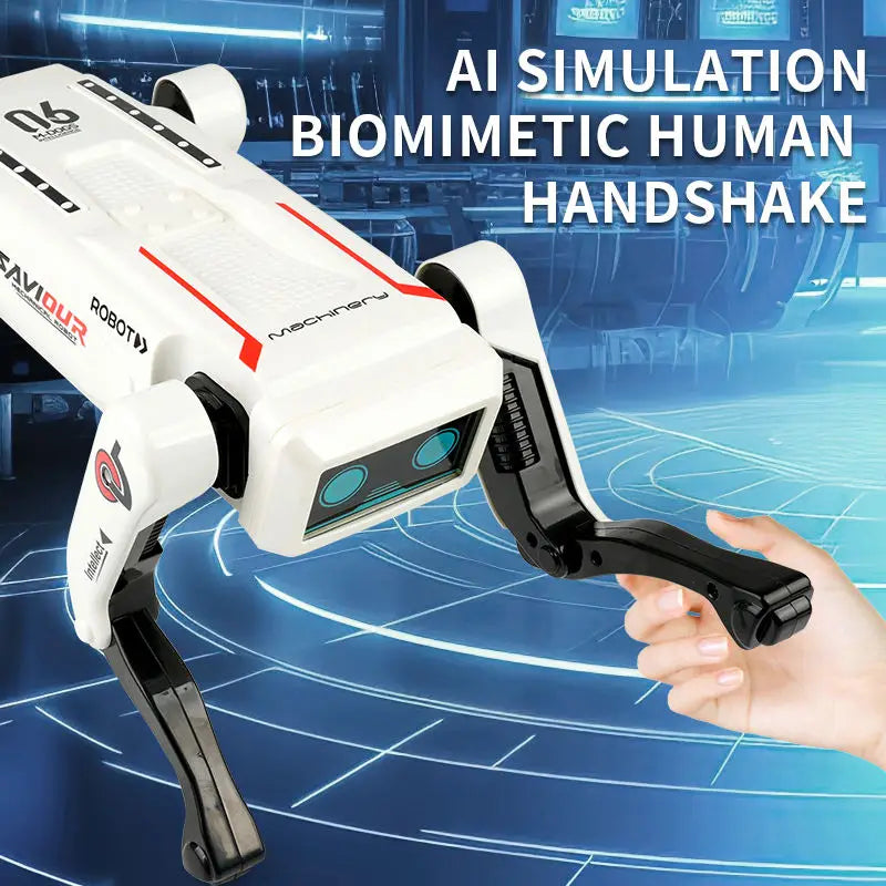AI Intelligent Smart Robot Dog Toy Voice Command & Mobile Phone Remote Control with Language Interaction Programming
