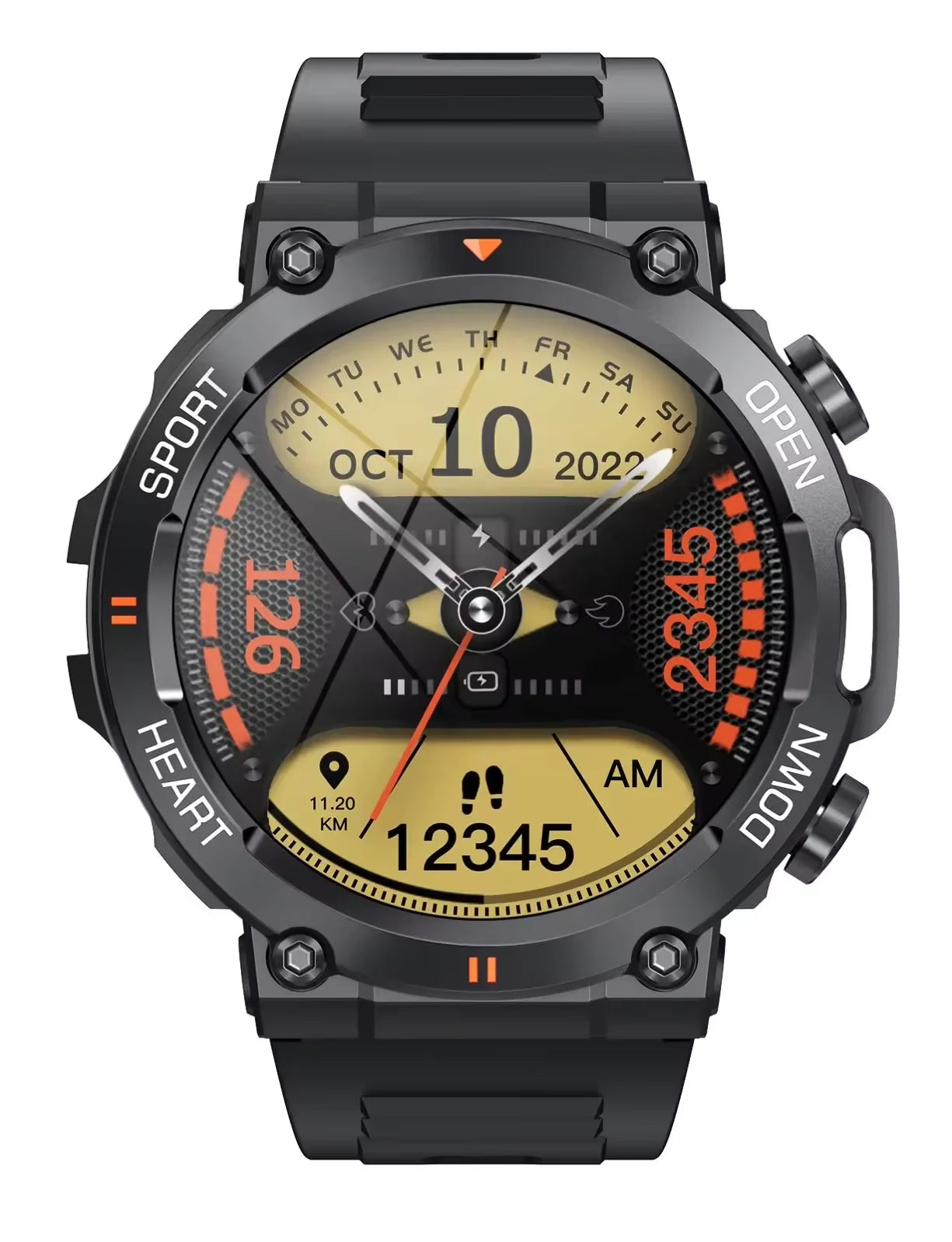 K56 Pro New 2024 Heart Rate Android BT Call Music Fitness Smartwatch Inform Messages Mujer Men Round Smart Watch