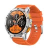 2025 GPS Sports SmartWatch with LED Flashlight 1.43" Amoled Screen IP68 Waterproof Compass Altimeter Men Outdoor Smart Watch K67