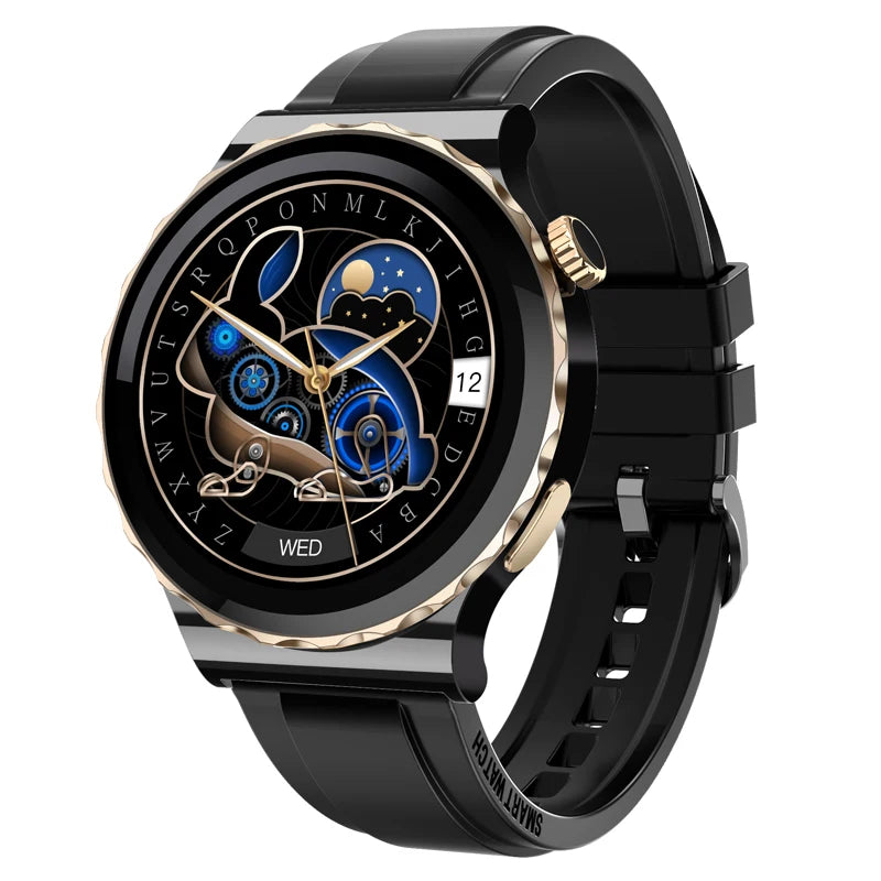 Smart Watch E23 BT Call Leather Steel Strap 1.32 Inch HD Screen Ladies Smartwatch for Women OEM ODM MSDS CE Rohs Support