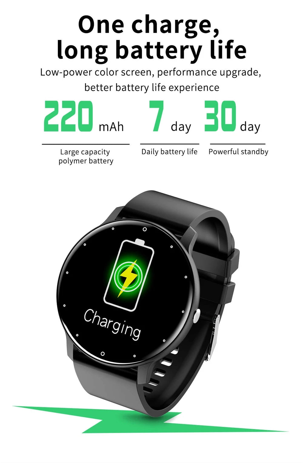ZL02 Men Women Original Fashion Casual Smartwatch for IOS Android Message Reminder Sleep Monitor Heart Rate Mens Smart Watch
