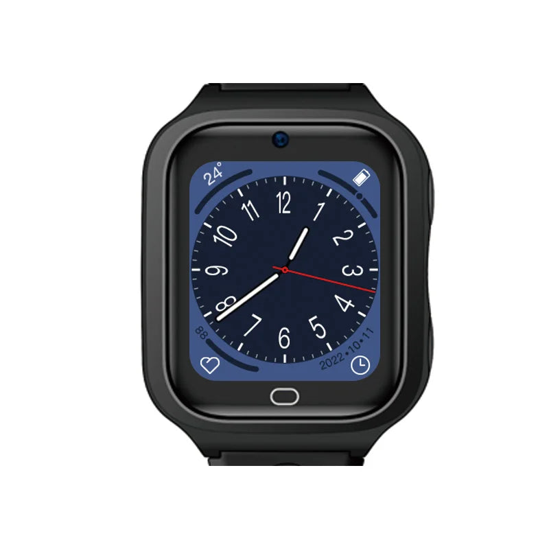 WONLEX Professional Customize Senior 4G GPS Watches Durable Battery Smartwatch with Convenient Alarm Heart Rate Blood Functions