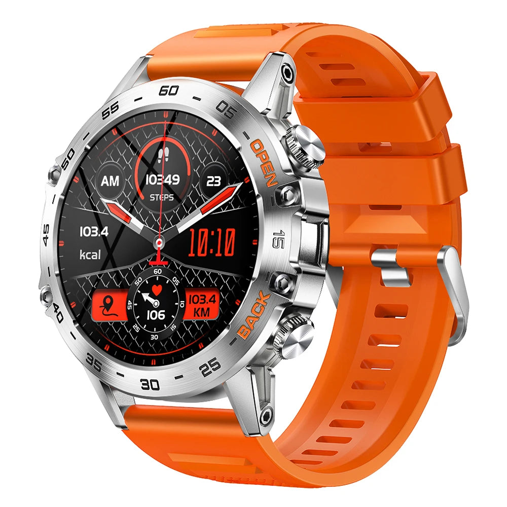 SENBONO K52 Sports Smartwatch Unisex 1.39-inch OLED Display FitCloudPro Heart Rate Monitoring IP68 Waterproof Sleep Tracker 5-10