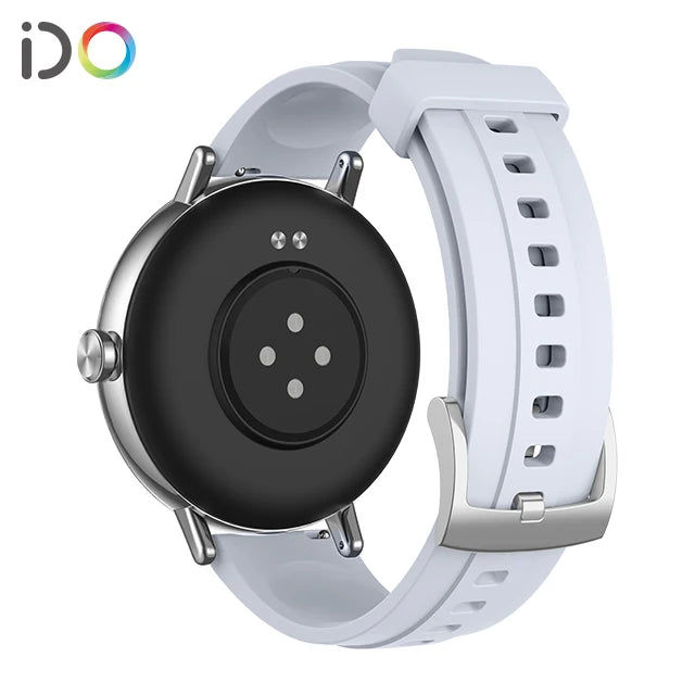 AI Voice Touch Screen Smartwatch 290mAh Battery IP68 Waterproof BT Call Answering Menstrual Reminder Fashionable Silicone