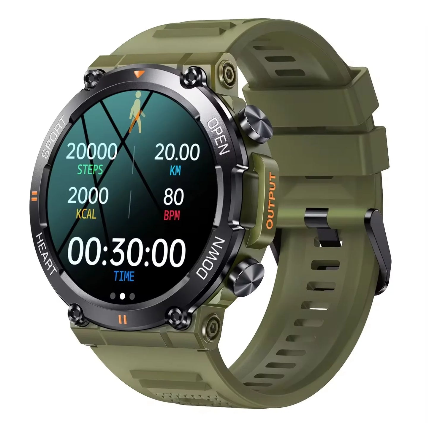 K56 Pro New 2024 Heart Rate Android BT Call Music Fitness Smartwatch Inform Messages Mujer Men Round Smart Watch