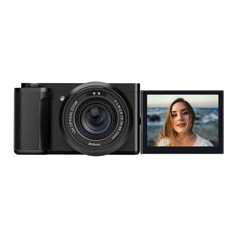 Winait 5K DSLR 64 MP Night Vision Digital Camera with 12x Optical Zoom and 3.2'' Color Display