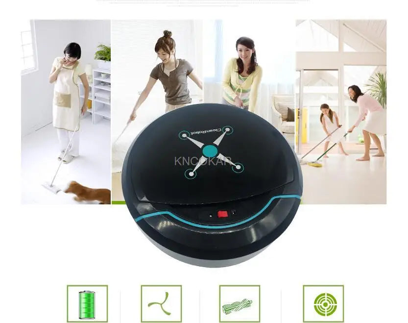 Automatic Smart Robot Vacuum Cleaner Small Vacuum Cleaners Sweeping Robot Floor Dirt Auto Home USB Rechargeable Cleaning Machine