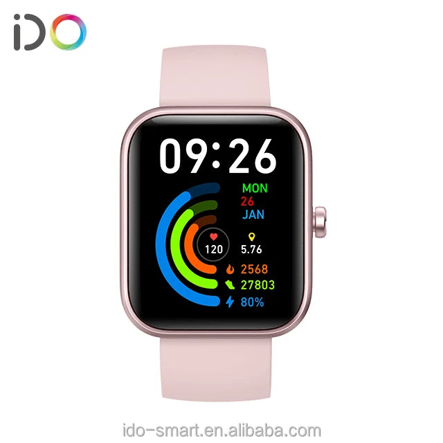 IDW25 Square  Smart Watch With 1.85inch TFT Screen for Men Blue Tooth Call IP68 Waterproof Sports Fashion Smartwatch Women 2025