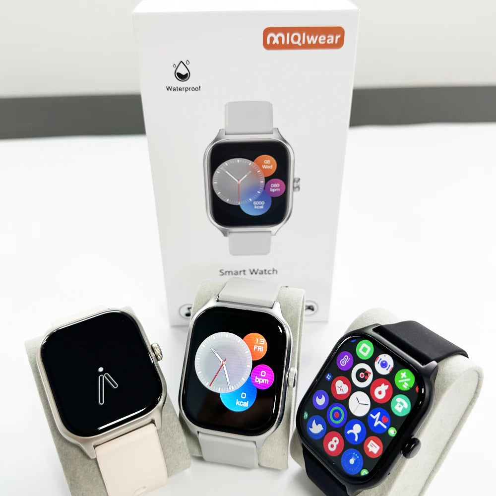 Big Screen Magnetic Charging Bracelet Heart Rate Band Sports Smart Watch IWO9 Series10 Smartwatch WK9 Max Sports Watch
