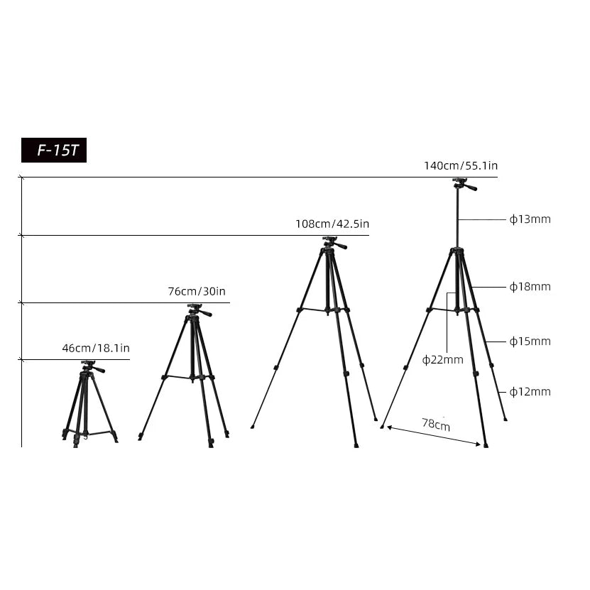 F-15T Tripod for Mobile Phone Phone Tripod Stand Tripod Stand for Phone