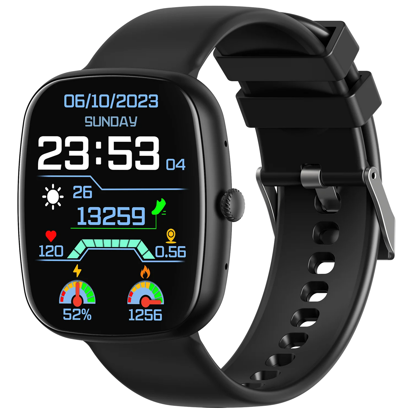VALDUS 230mAh Magnetic Charging Sedentary Reminder Function Smart Watch Support Blood Pressure Blood Oxygen VS10 Smartwatch