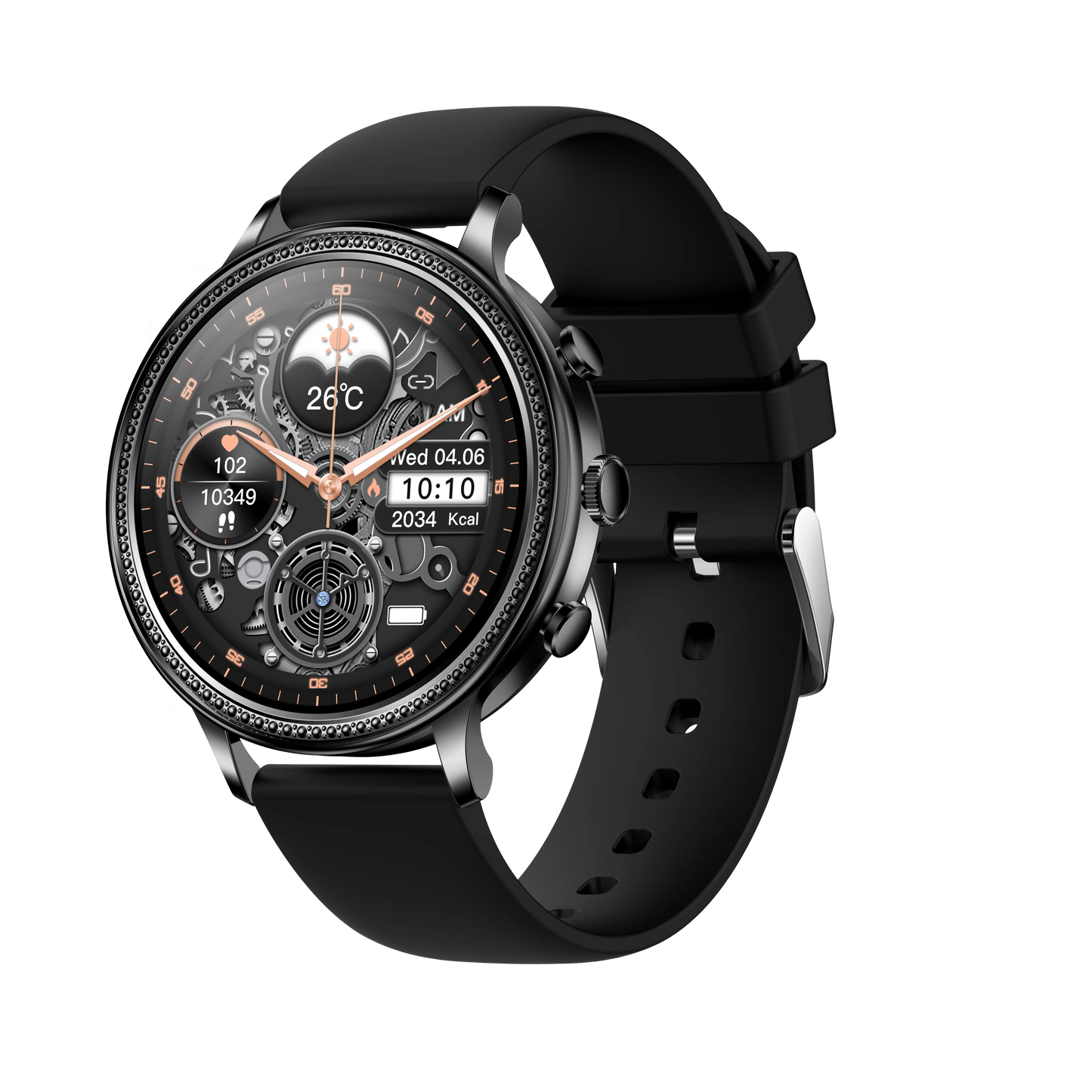 2025 Fashion V60 Relogio Smartwatch  Watch 1.39inch 360*360 Round Touch Screen Sport Fitness Sleep Tracker Smart Watch Women