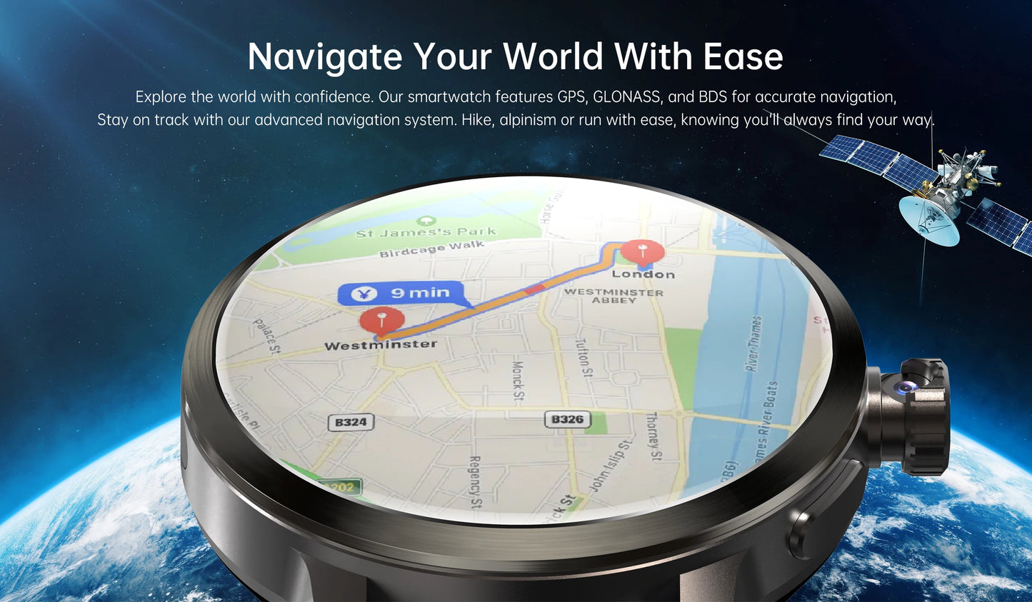 Ultra HD DM82 Android Smart Watch Smartwatch 4G LTE AMOLED Curved Screen Faces Password App Market IP68 Waterproof Sport Watches