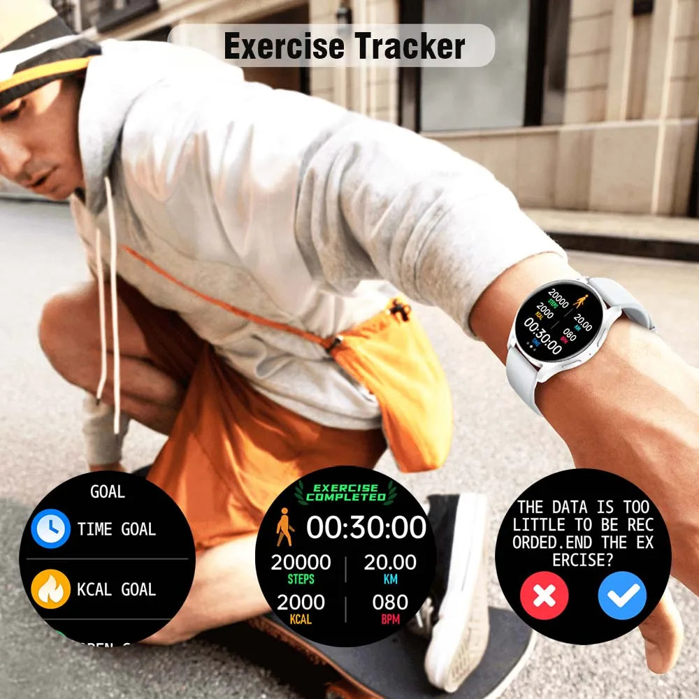 SENBONO X01 2023 New SmartWatch for Call Sport Watch Heart Rate Fitness Tracker Women OLED Display Stainless Steel Custom