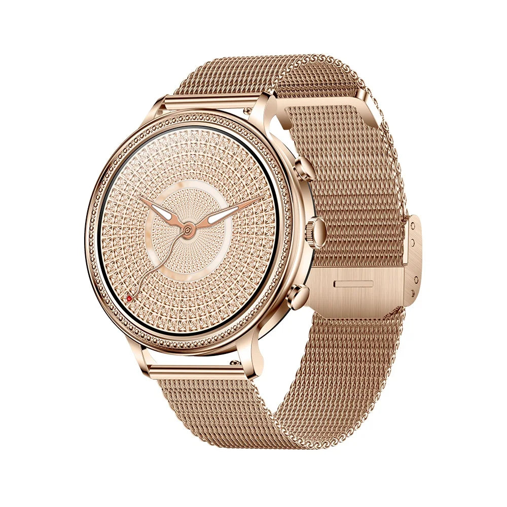 Woman Smartwatch V60 Heart Rate Monitor Bt Call Music Player Sleep Monitor Smartwatches Woman