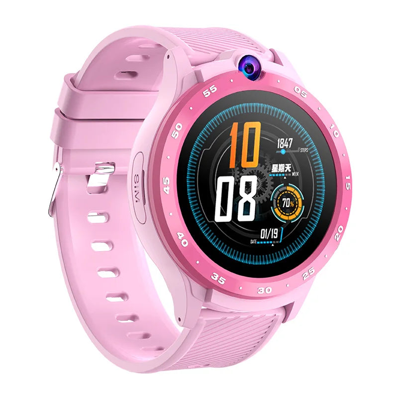 1.28" Round Screen Y20 Smart Phone Watch 4G Voice Chat SOS Call LBS Wifi Positioning Kids Waterproof Smartwatch with Sim Card