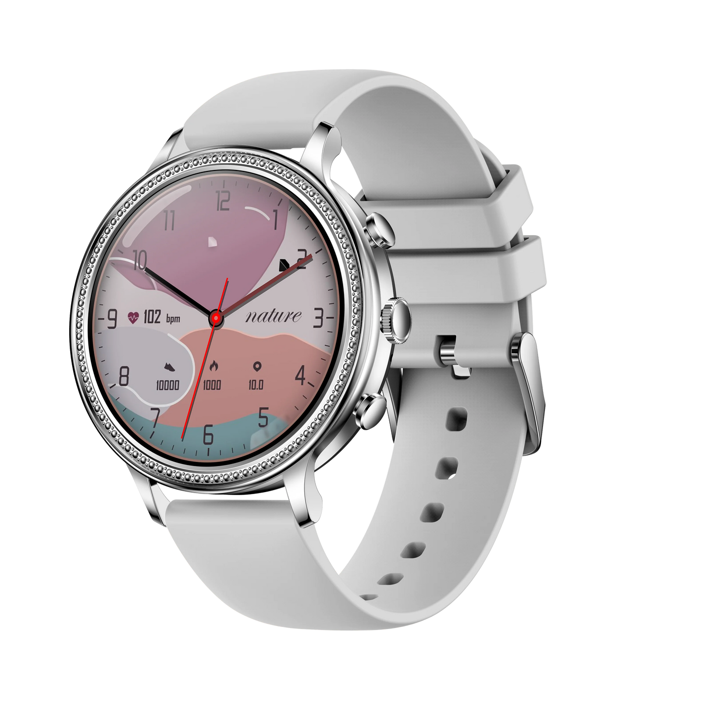 2025 Fashion V60 Relogio Smartwatch  Watch 1.39inch 360*360 Round Touch Screen Sport Fitness Sleep Tracker Smart Watch Women