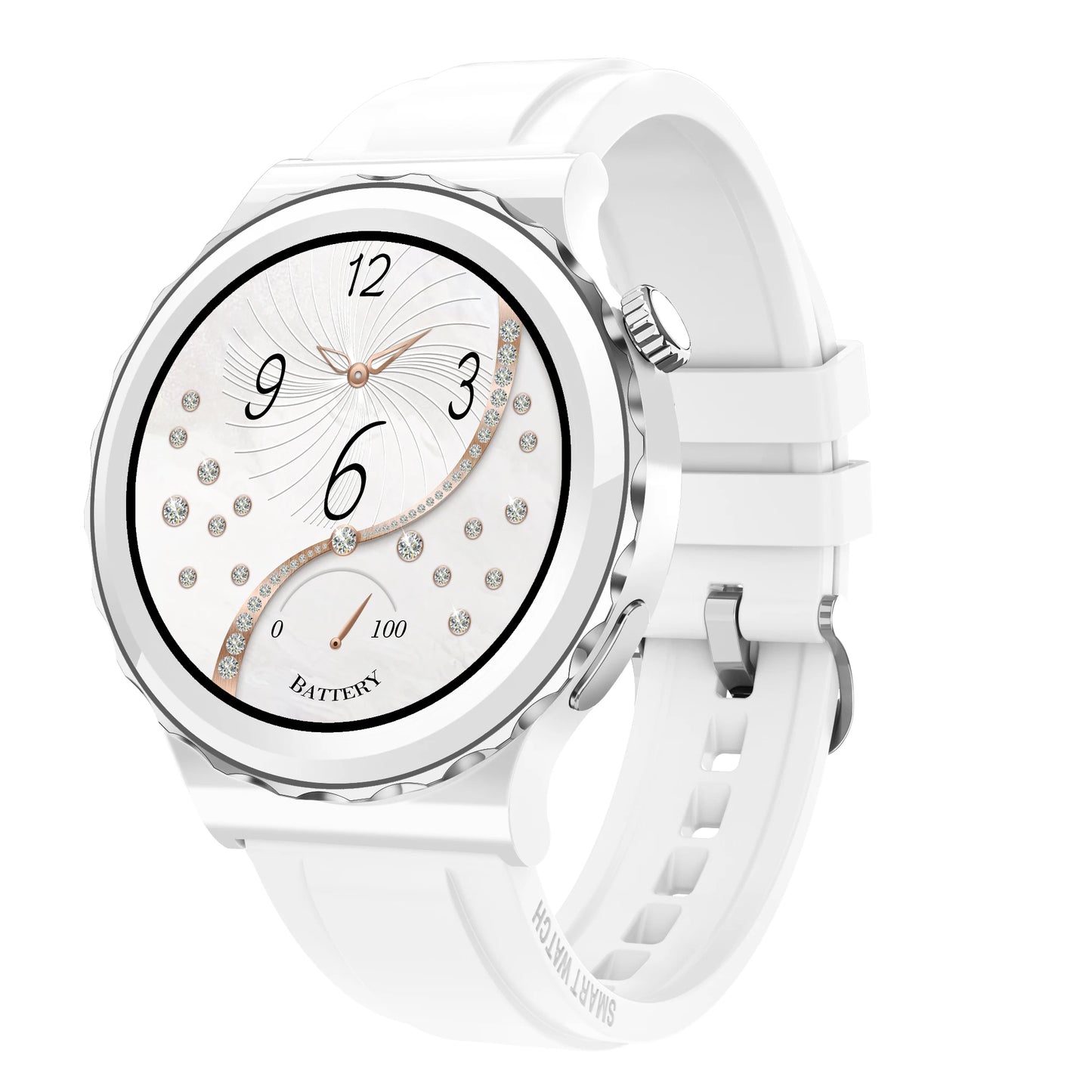 Smart Watch E23 BT Call Leather Steel Strap 1.32 Inch HD Screen Ladies Smartwatch for Women OEM ODM MSDS CE Rohs Support