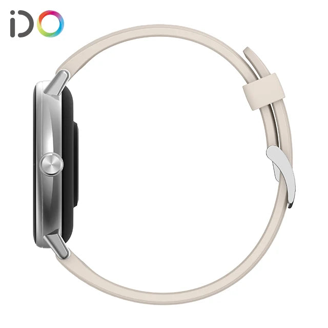 AI Voice Touch Screen Smartwatch 290mAh Battery IP68 Waterproof BT Call Answering Menstrual Reminder Fashionable Silicone
