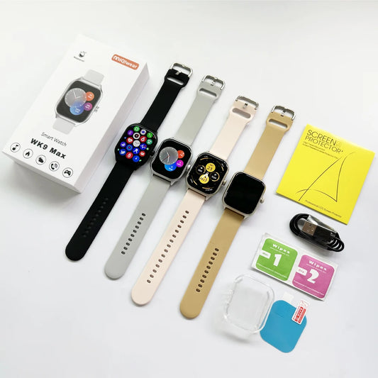 Big Screen Magnetic Charging Bracelet Heart Rate Band Sports Smart Watch IWO9 Series10 Smartwatch WK9 Max Sports Watch