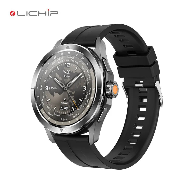 LICHIP L4 Ultra Sport Smartwatch AI Voice NFC BT Call S4 Ultra Men Women Health Monitoring Smart Watch Reloj Inteligente 2025