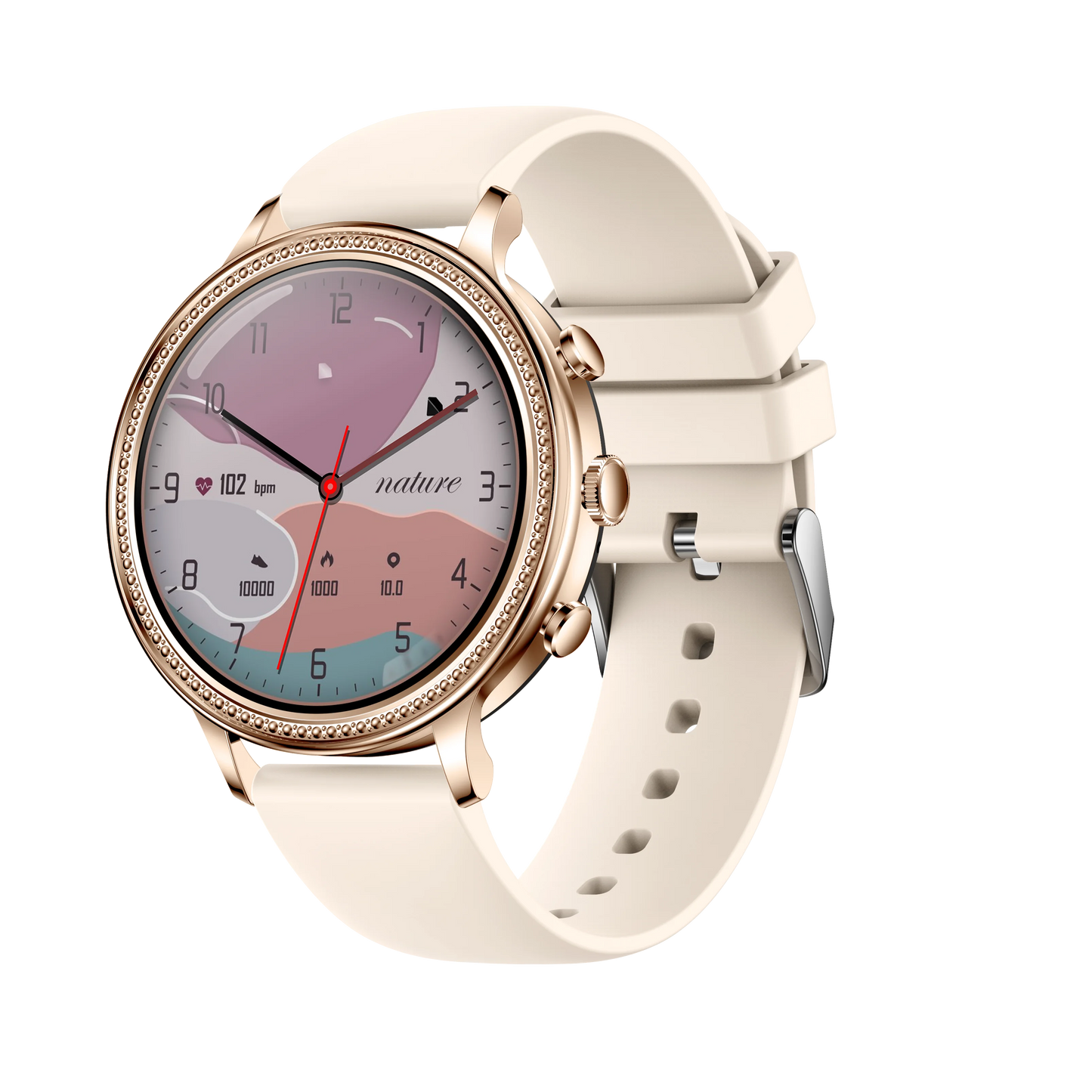 2025 Fashion V60 Relogio Smartwatch  Watch 1.39inch 360*360 Round Touch Screen Sport Fitness Sleep Tracker Smart Watch Women
