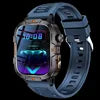 New QX12 Outdoor Sport Smart Watch with LED Flashlight 1.96" SOS Call 420mAh 100+ Sport Modes BO BP Sleep Tracker Smartwatch
