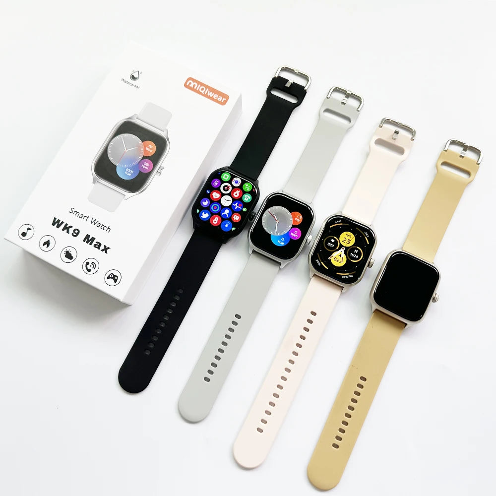 Big Screen Magnetic Charging Bracelet Heart Rate Band Sports Smart Watch IWO9 Series10 Smartwatch WK9 Max Sports Watch