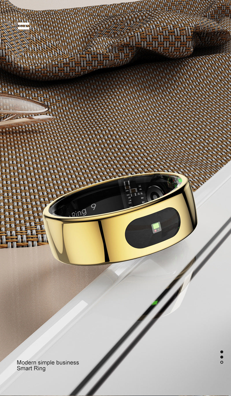 R08(JRING) Waterproof Touch Body Temperature Sleep Blood Oxygen Heart Rate Movement Photo Music Control Smart Ring
