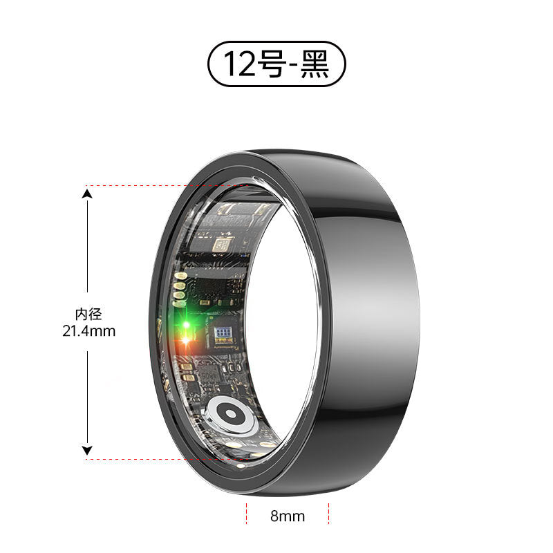 Cross-border new ceramic steel R1000 smart ring health monitoring sleep heart rate blood oxygen exercise remote care
