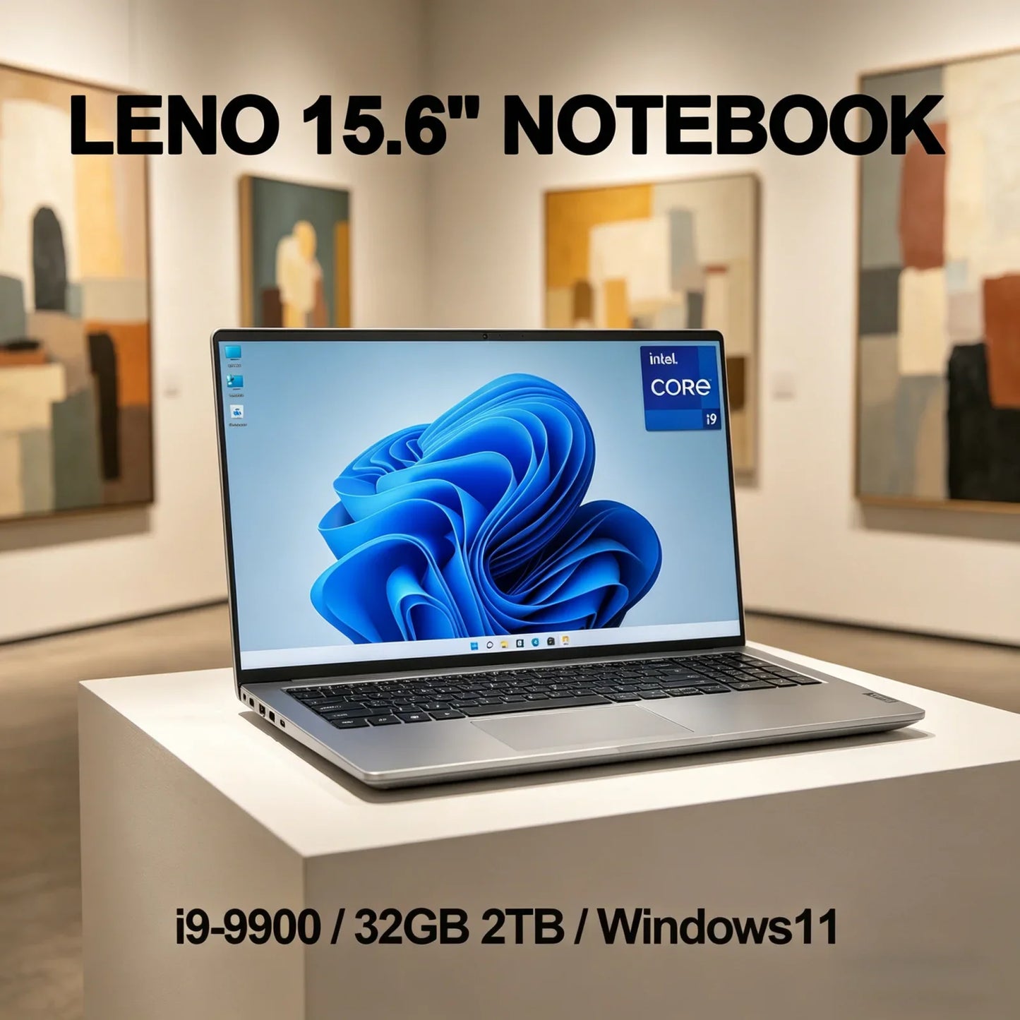 LENO HOT Ultra Slim 15.6" Laptop Win11 Intel Core i9 9900 32GB 1TB/2TB 1920*1080 HD Gamer Office PC