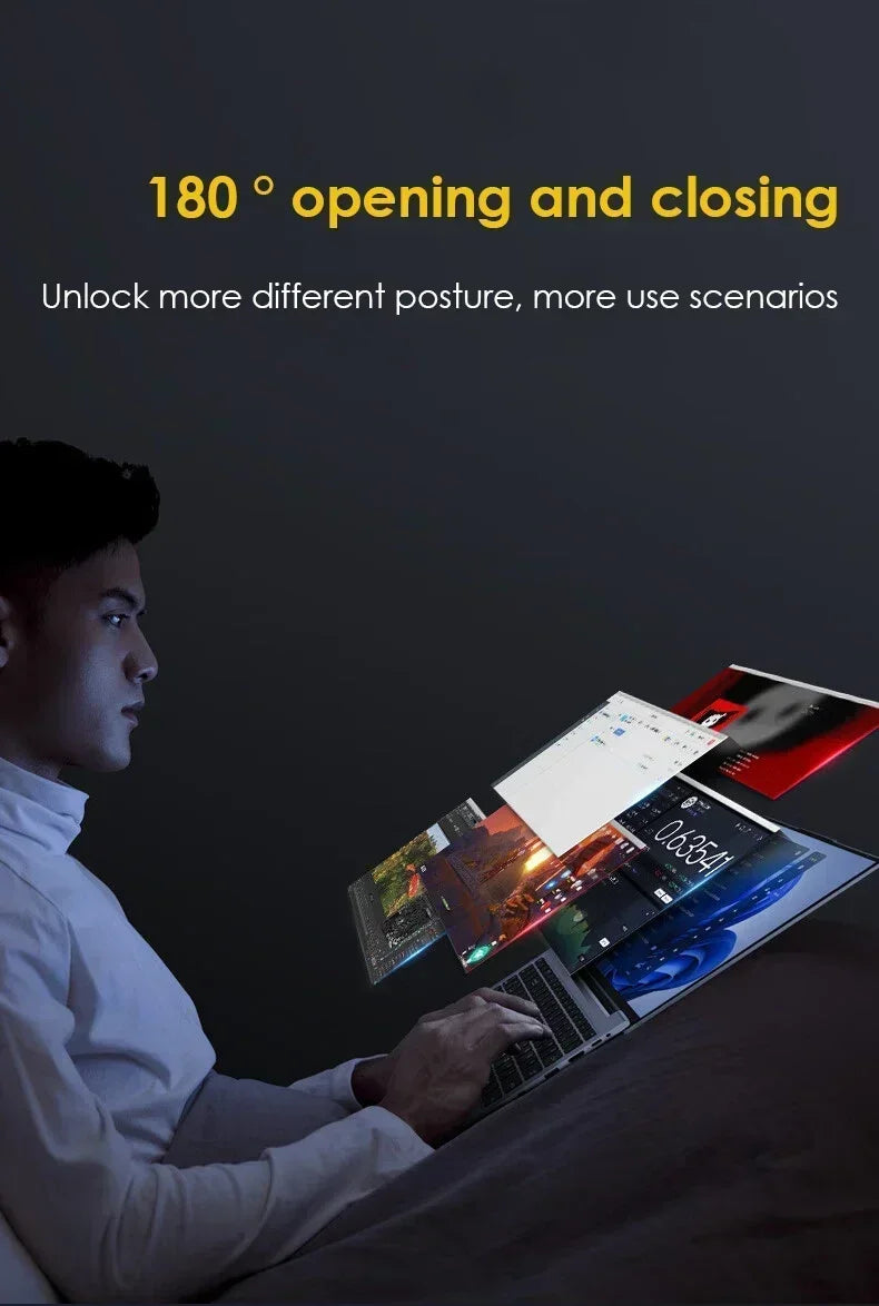 LENO 2026 NEW 14.1" Laptop Intel Core i9-9900 32GB 2TB Gaming Computer PC Windows11 Gamer office Ultra Slim Notebook 1920*1080