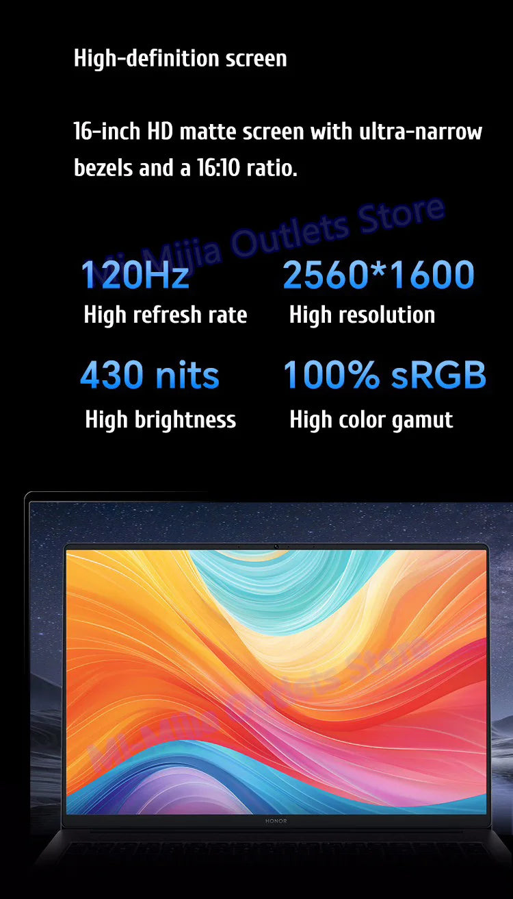 New HONOR Laptop MagicBook X14 X16 2026 16"Inch 120Hz Ultra 5 24GB 1TB Computer PC Notebook Ultrabook Win 11pro