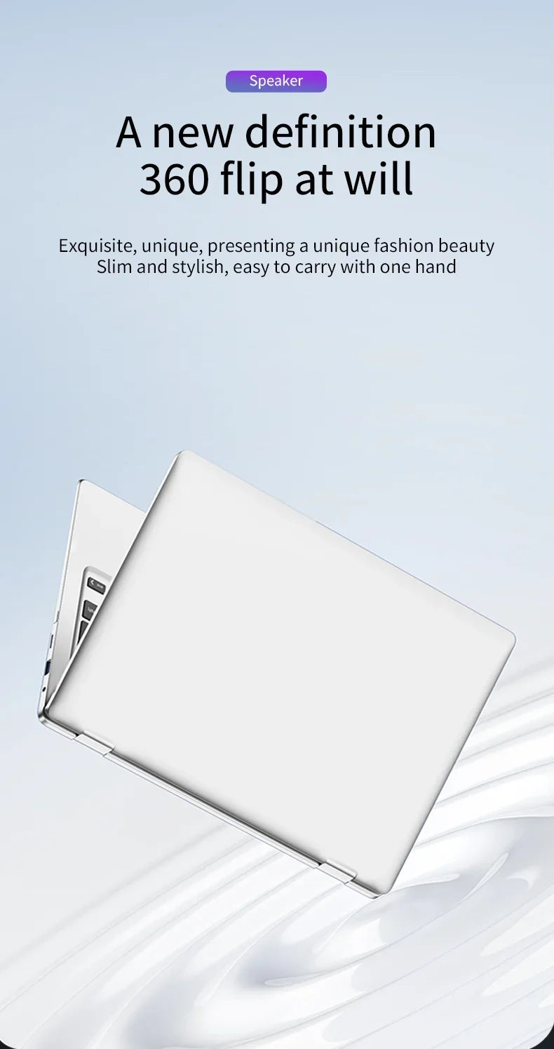 11.6-Inch 2-in-1 Touchscreen Intel Laptop Tablet Windows 11 Pro 8GB DDR4 RAM 128GB/256GB/512GB SSD  Portable Study Computer