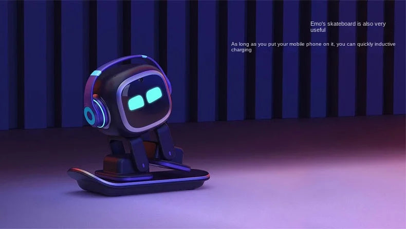 Smart Automation Robot EMO Emotional Companion Interaction Robot AI Automation with Voice Commands Self-Learning & Touch Sensing
