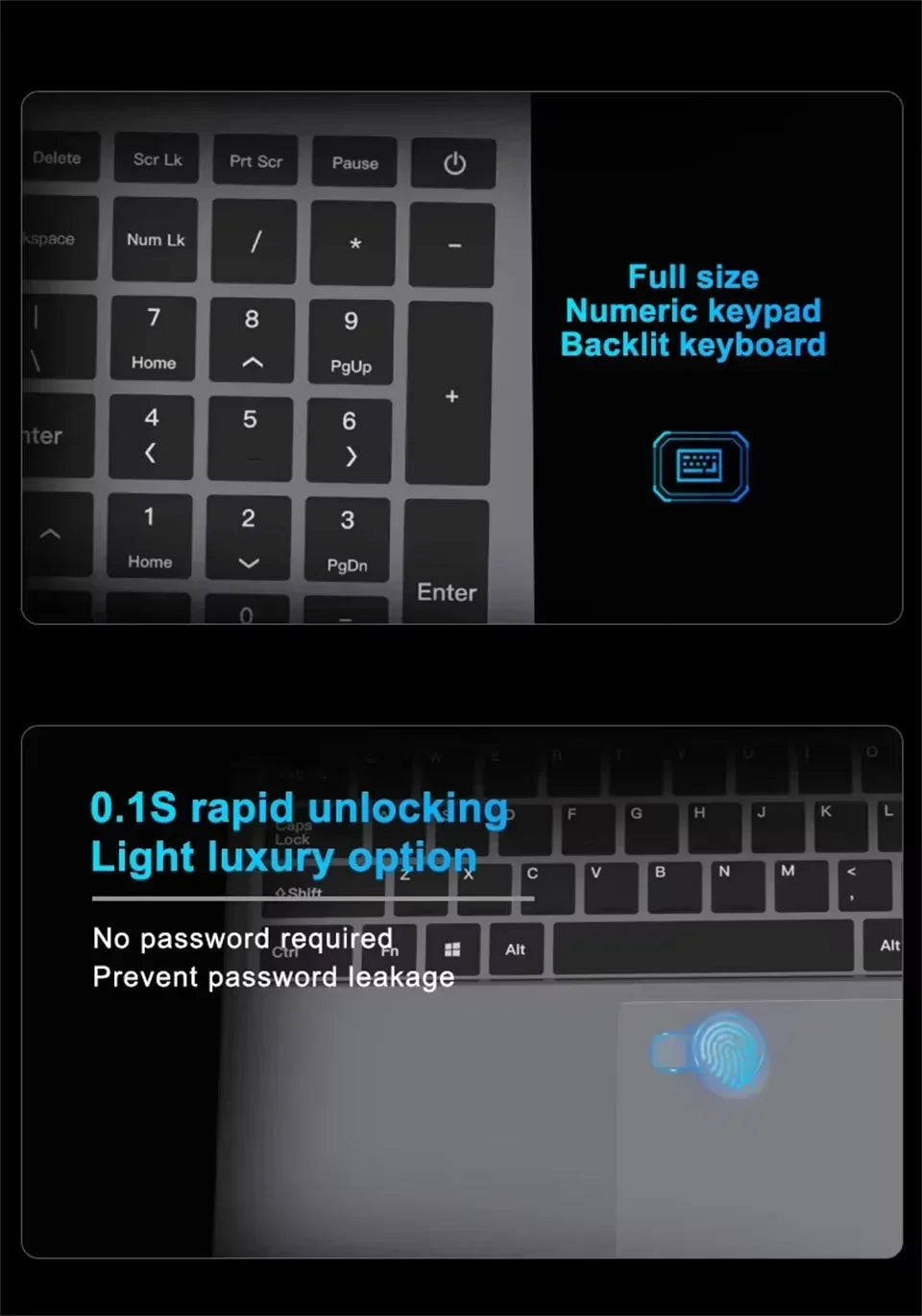 Intel i9-10980HK Gaming Laptop 16GB RAM 1TB M.2 SSD Windows 11 Pro Office Study Portable Notebook Computer