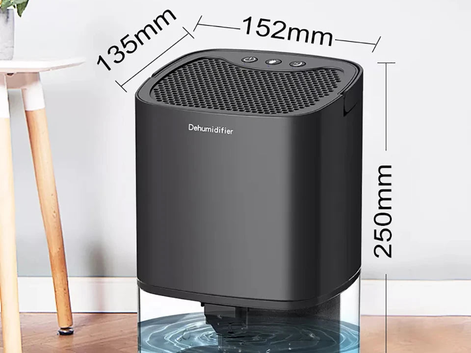 Electric Dehumidifier Moisture Absorbers Air Dryer With 1000ml Water Tank  Air Home Dehumidifier For Basement Bathroom Wardrobe