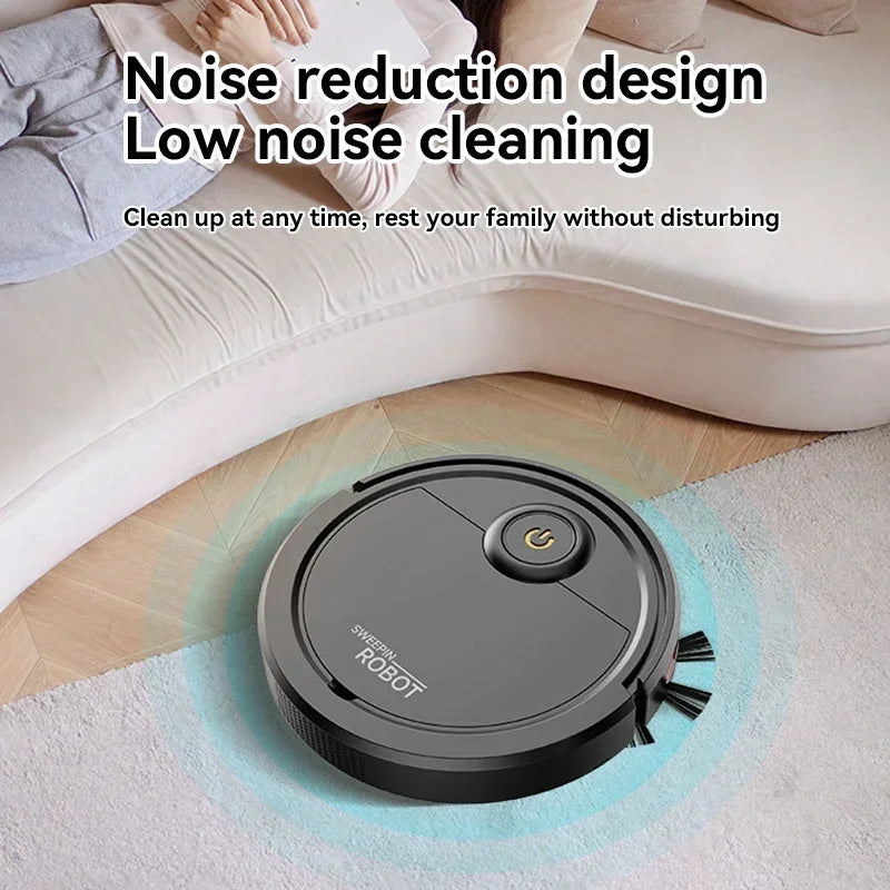 3-in-1 Fully Automatic Sweeper Suction Mopping Sweeping Machine Charge USB Intelligent Kitchen Home Cleaning Robots 2026 New