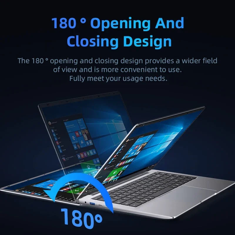 Portable 14.1" Laptop Computer Intel Core i7-9850H/Atom A3950 Office Study Computer 12GB RAM 1TB SSD Windows 11 Pro Notebook PC