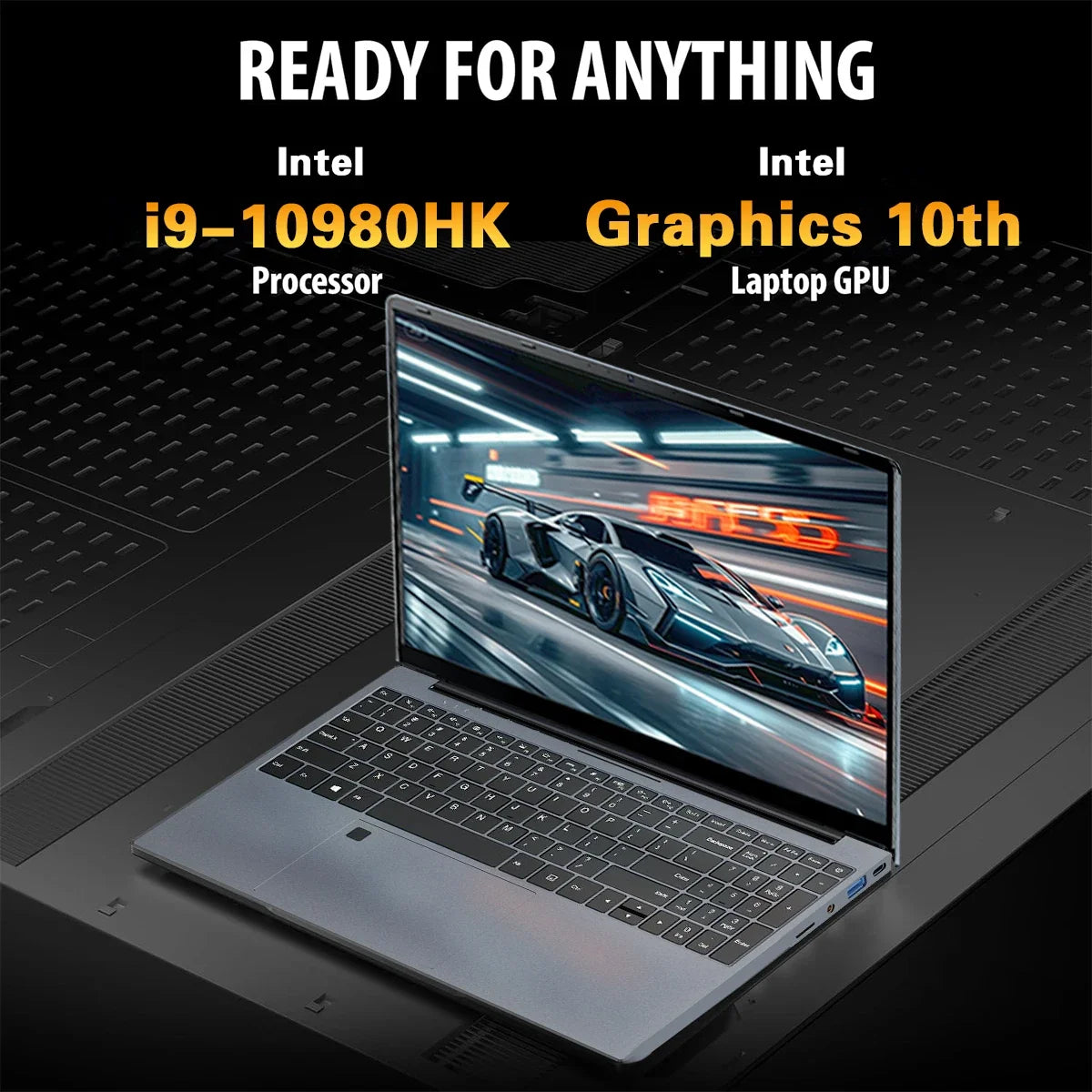 15.6 Inch Gaming Laptop Intel Core i9-10980HK 16GB RAM 1TB/2TB SSD Fingerprint Unlock 1920*1080Ultra Thin Notebook PC Windows 11