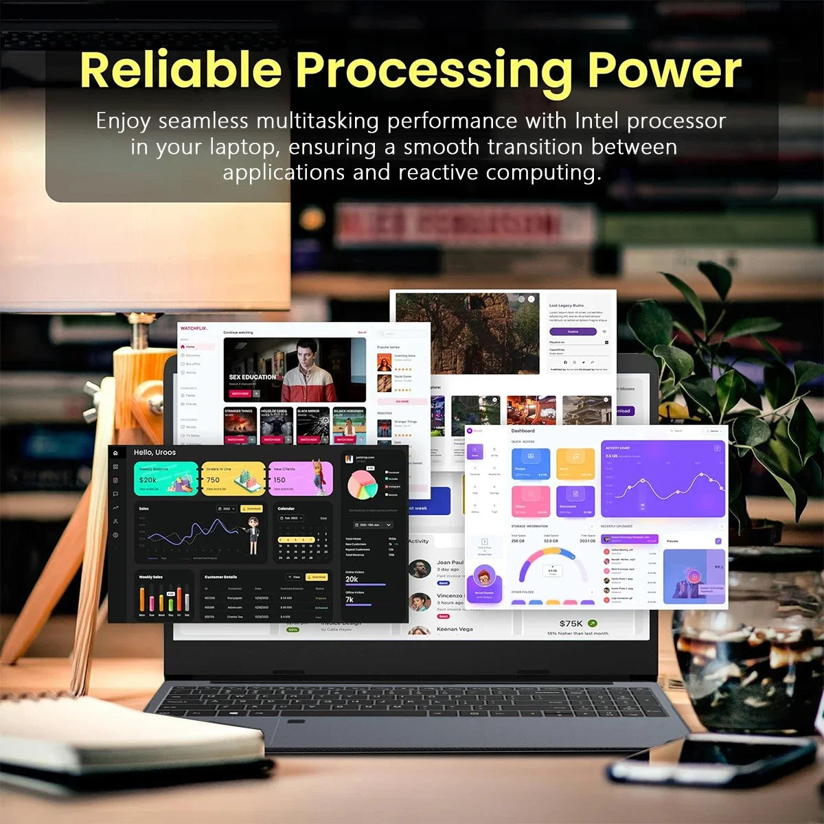 15.6 Inch Gaming Laptop Intel Core i9-10980HK 16GB RAM 1TB/2TB SSD Fingerprint Unlock 1920*1080Ultra Thin Notebook PC Windows 11