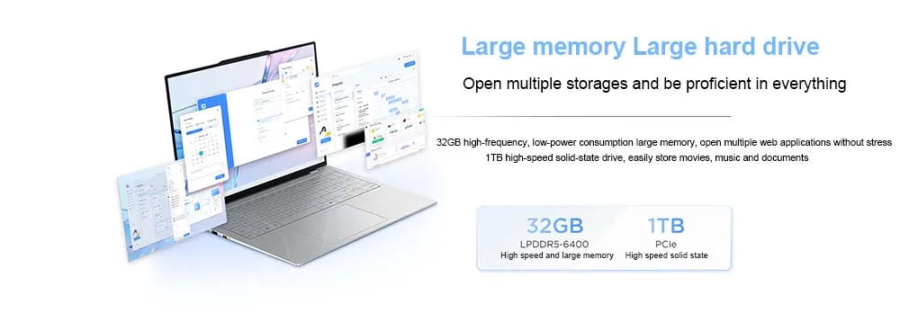 Lenovo NEW 2025 Lecoo Air 16 Ultra5 125H 32G+1T 16-Inch 2.5K 120Hz IPS Screen