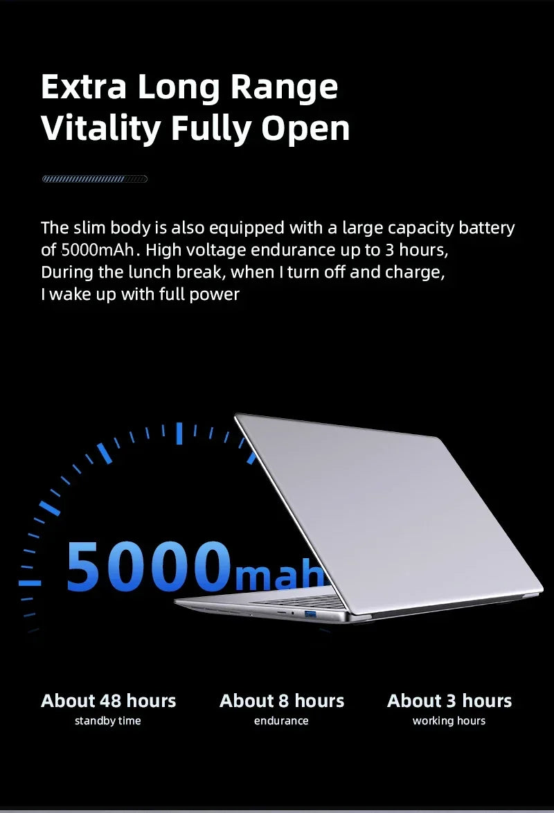 Portable Laptop  Windows 11 Pro 14.1 inch  Laptop Computer HD Screen Intel Core i9 8950HK 16GB RAM 1TB 2TB SSD  laptops PC