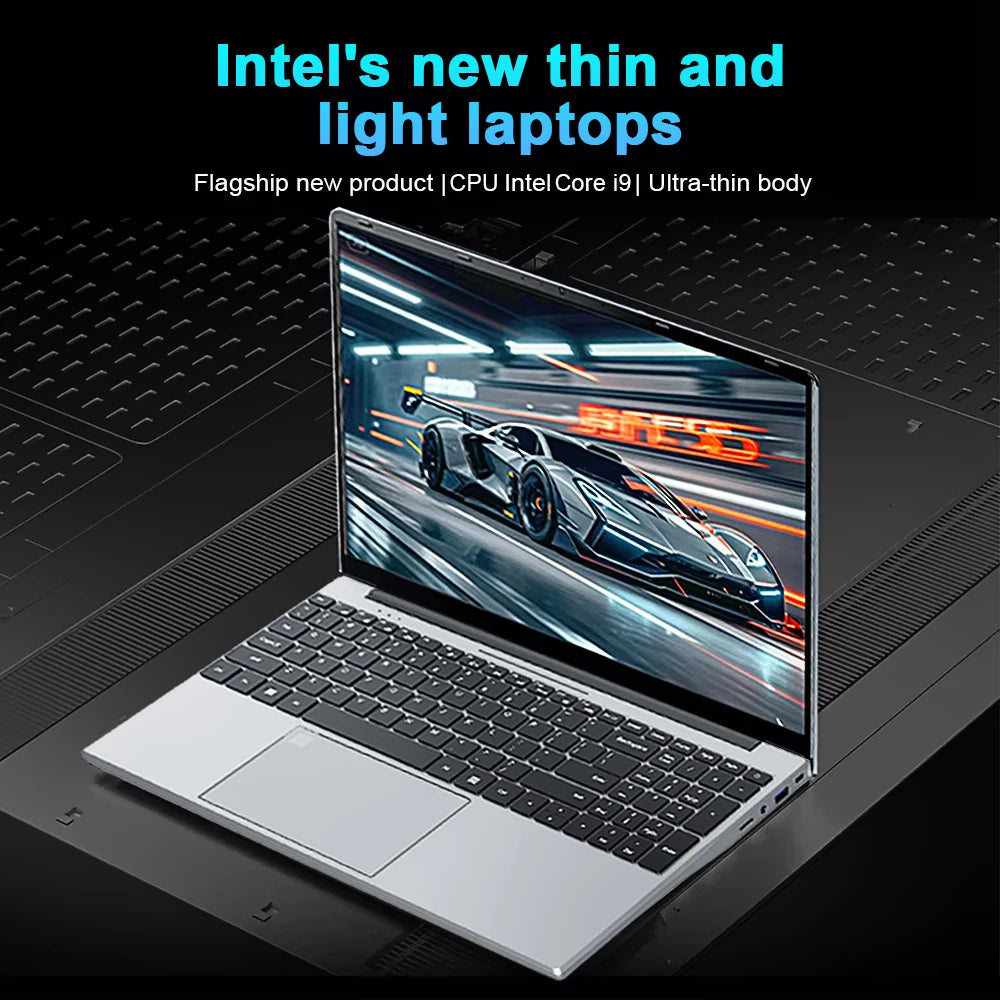 15.6"Laptop Intel Core i9 10980HK Fingerprint Unlock Windows 11 Gamer PC 16GB RAM Computer 1TB 2TB SSD Keyboard Backlight 10980P