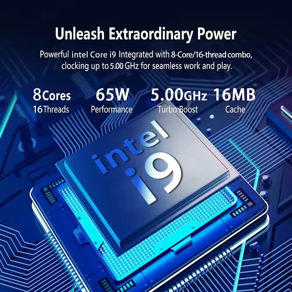 Offcie laptop Intel Core i9-9900 Windows 11 Pro Laptops 16GB RAM 1TB SSD Office Gamer Study notebook Computer PC