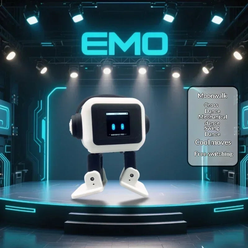 New AI EMO Robot Companion - Smart Desktop Pet with Large Model Access, Interactive Emotional Robot with Dancing